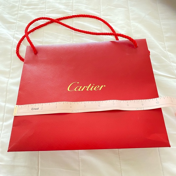 Cartier Red & Gold Collectible Gift Bag - Picture 4 of 5